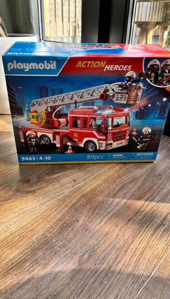 Playmobil 9463 ladderwagen NIEUW!!!, Ophalen, Zo goed als nieuw, Complete set