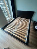 Mooi ikea bed, 140x200 incl opberglades, Huis en Inrichting, Slaapkamer | Bedden, Ophalen, Zwart, Tweepersoons, 140 cm