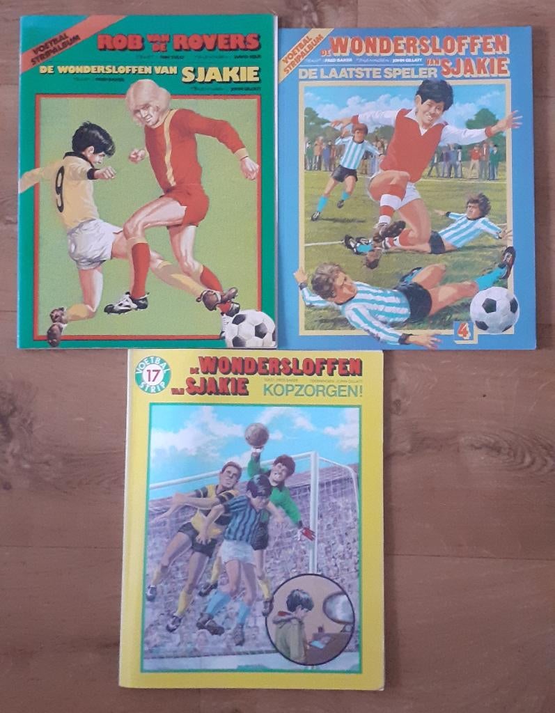 De wondersloffen van Sjakie, Boeken, Stripboeken, Fred Baker, Meerdere stripboeken, Ophalen, Gelezen