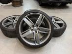 Originele Audi A3 19 inch Wing velgen+ Conti zomerbanden, 18 inch, Velg(en), Ophalen of Verzenden, Zomerbanden