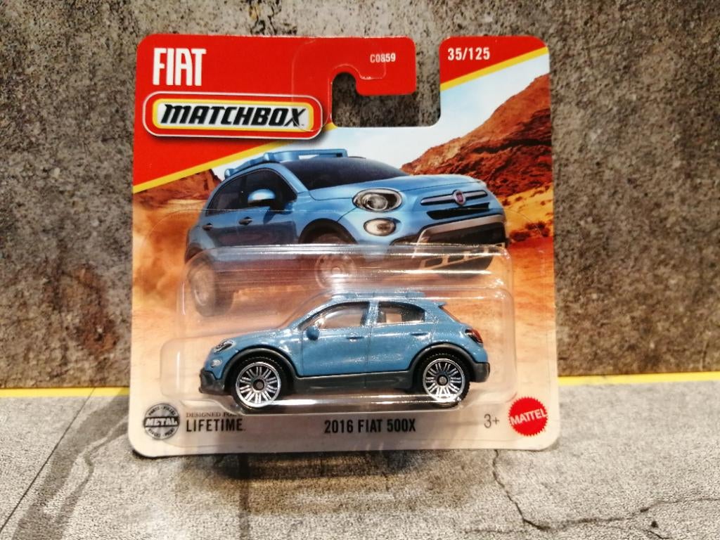 2016 Fiat 500X van Matchbox, Ophalen, Nieuw, Auto