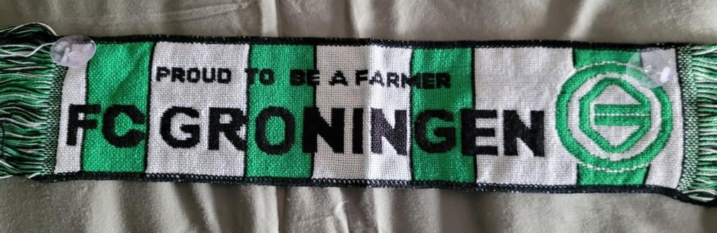 FC Groningen auto sjaaltje., Ophalen of Verzenden, Nieuw, Overige binnenlandse clubs, Vaantje of Sjaal