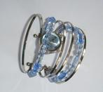 Sierlijke armband met quartz dames horloge, nieuw., Sieraden, Tassen en Uiterlijk, Armbanden, Ophalen of Verzenden, Nieuw, Zilver