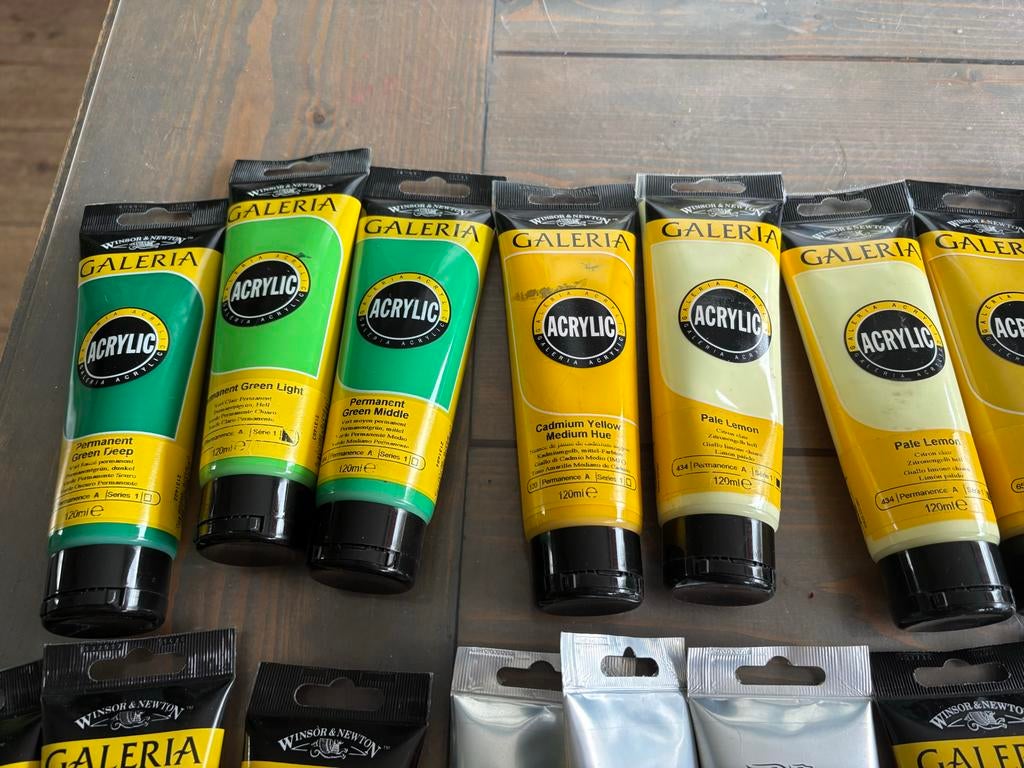 Winsor & Newton Galeria Acrylverf 120ml tubes, Ophalen of Verzenden, Nieuw, Acrylverf