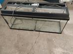 Aquarium te koop met verlichting, Dieren en Toebehoren, Vissen | Aquaria en Toebehoren, Ophalen, Gebruikt, Leeg aquarium