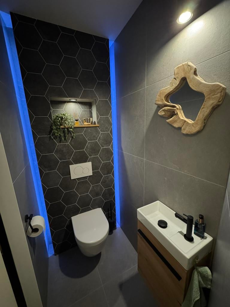 Jos storm 60x60 grijs tegels, Ophalen, Zo goed als nieuw