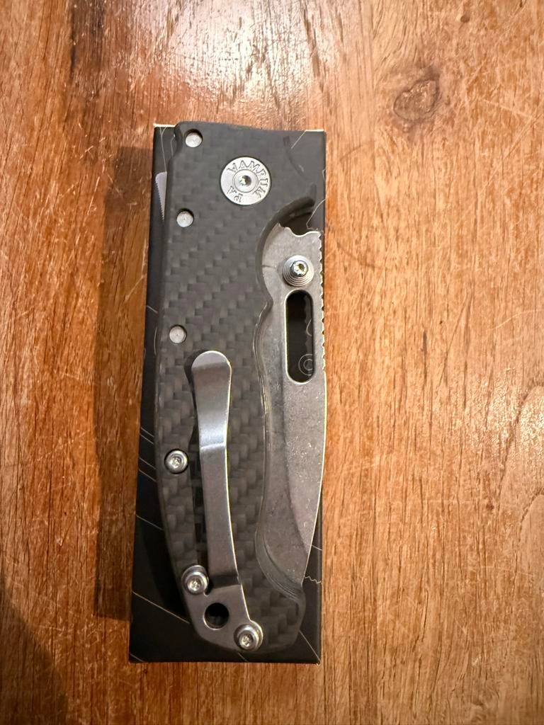 Demko Knives MG AD20S, 204P, Drop Point Carbon Fiber, NIEUW!, Ophalen of Verzenden, Nieuw