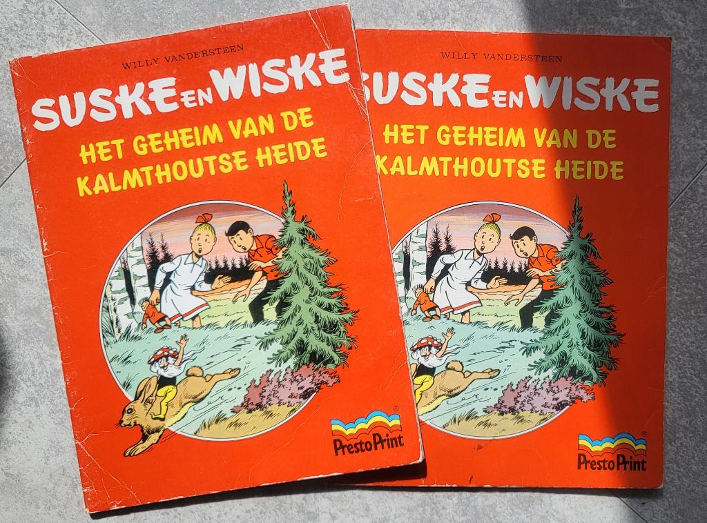 Suske en Wiske  het geheim van de Kalmthoutse Heide, Boeken, Stripboeken, Gelezen, Willy Vandersteen, Ophalen of Verzenden, Meerdere stripboeken