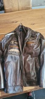 Z.g.a.n. bruine lederen ( motor ) jas., Ophalen of Verzenden, Tweedehands, Jas | leer