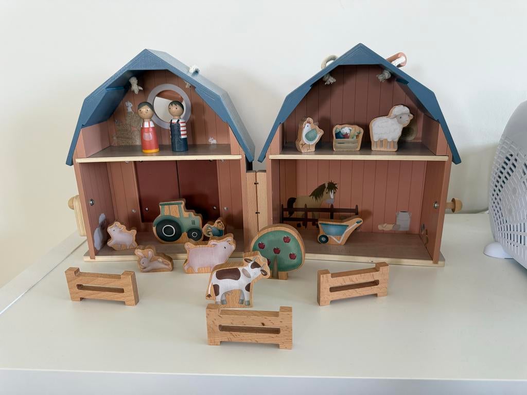 Little Dutch houten boerderij, Kinderen en Baby's, Speelgoed | Overig, Ophalen of Verzenden, Gebruikt, Jongen of Meisje