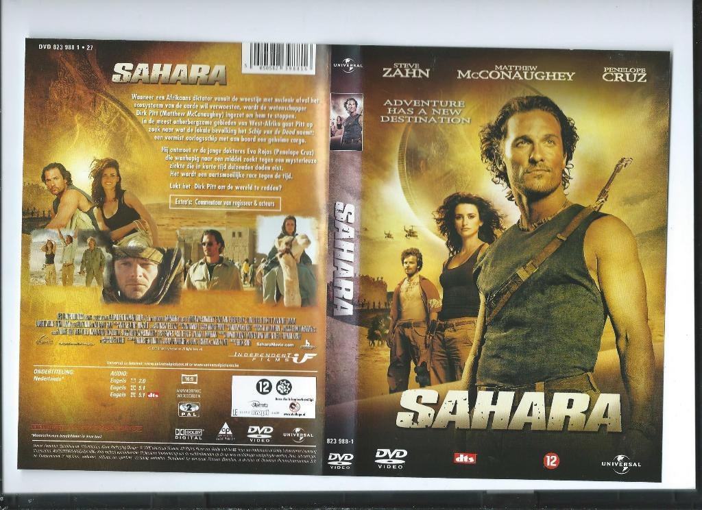 Sahara, Vanaf 12 jaar, Ophalen of Verzenden, Zo goed als nieuw, Actiethriller