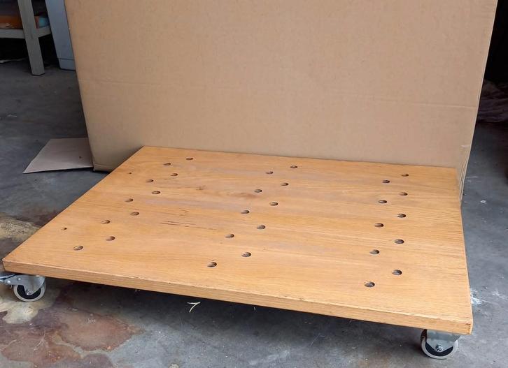 Eiken houten karretjes, Huis en Inrichting, Woonaccessoires | Overige, Gebruikt, Ophalen