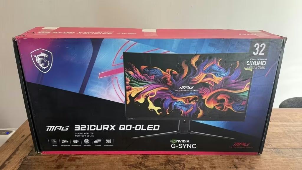 MSI MPG 321CURX QD-OLED - 240Hz - Gaming Monitor - NIEUW, Gaming, Kantelbaar, MSI, -