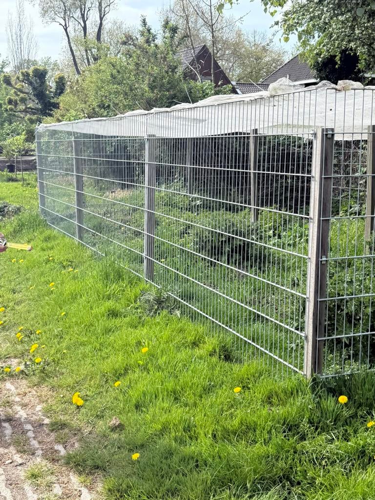 Grote ren / kennel voor kippen, konijnen, vogels, honden, Ophalen, Zo goed als nieuw, 110 cm of meer, 100 cm of meer