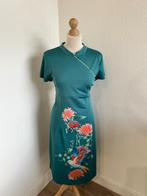 King Louie maat XL blauwe kimono jurk 3069