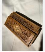 Houten kistje met parelmoer inleg, Huis en Inrichting, Minder dan 50 cm, 50 tot 100 cm, Ophalen of Verzenden, Zo goed als nieuw