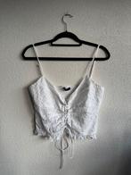 Zara wit geborduurde mouwloze top, Wit, Zara, Maat 42/44 (L), Ophalen of Verzenden