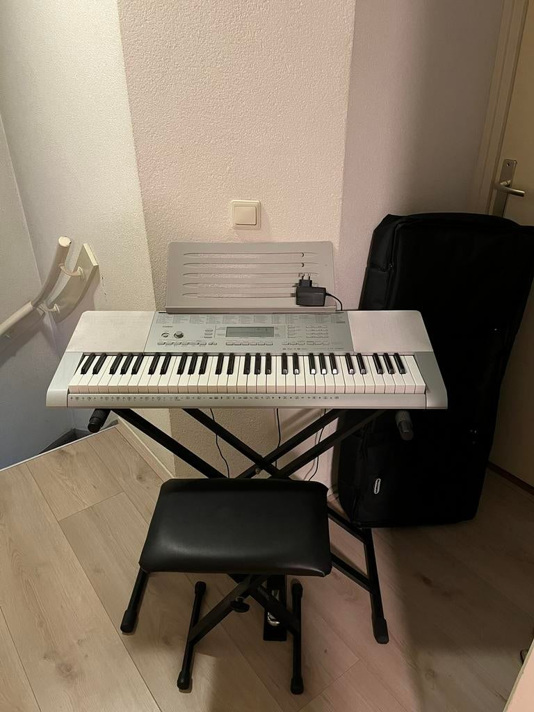 Casio keyboard met accessoires, Ophalen, Gebruikt, Overige kleuren, Piano
