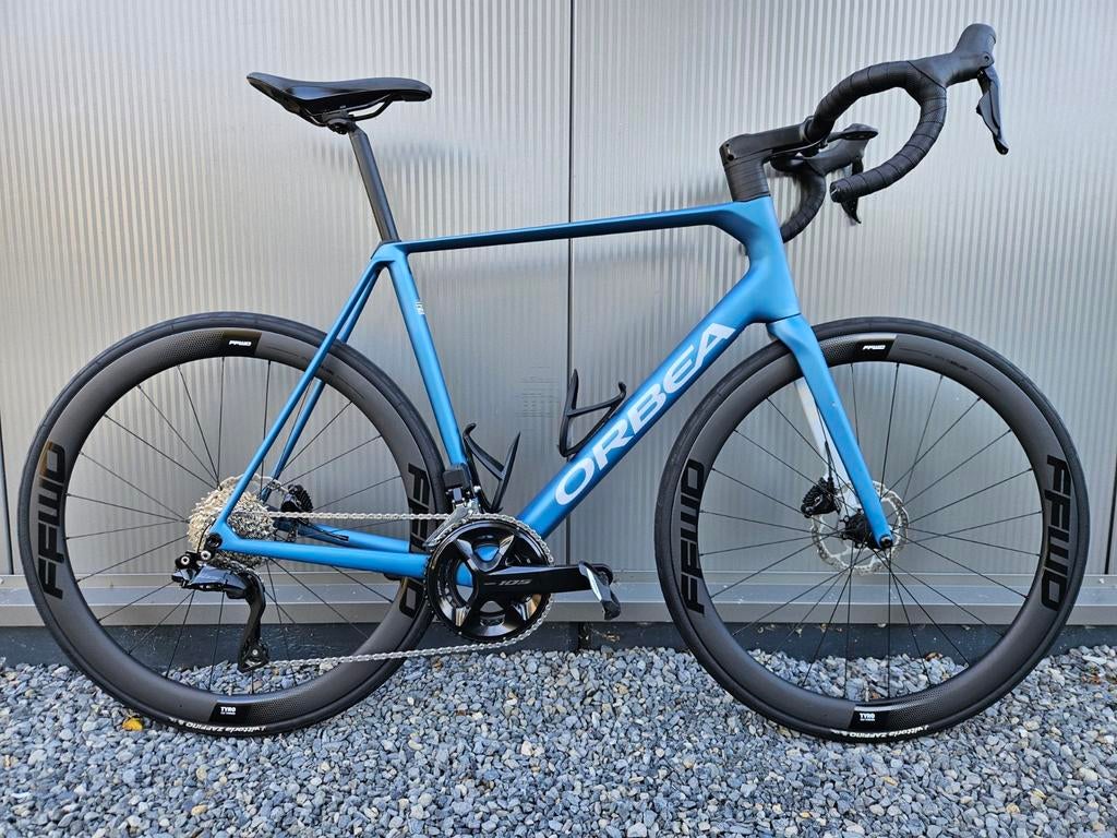 Orbea Orca M30i carbon racefiets - Shimano 105 Di2 - 57cm, 28 inch, Carbon, Zo goed als nieuw, 57 tot 61 cm
