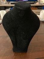 Zwarte buste voor ketting, Ophalen of Verzenden, Gebruikt, Zwart, Overige materialen