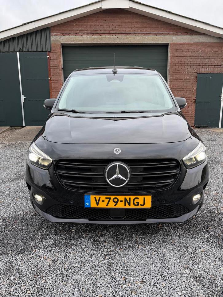 Mercedes-Benz eCitan Marge 61kW 122pk L1 Pro Aut 2023 Zwart, Auto's, Bestelauto's, Particulier, ABS, Achteruitrijcamera, Adaptieve lichten
