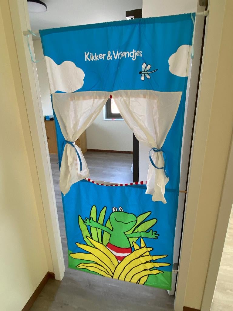 Kikker poppenkast, Ophalen, Gebruikt, Kikker