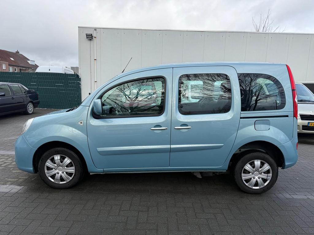 Renault Kangoo 1.6-16V Rolstoelauto - XXL Freedom Bodemverla, Auto's, Renault, Euro 5, Gebruikt, Blauw, Origineel Nederlands