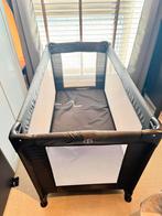 Soof campingbed met opvouwbaar matras zwart 60x120, Gebruikt, Ophalen of Verzenden, Minder dan 140 cm, Matras