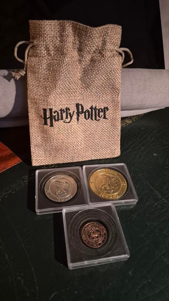 Harry Potter geldzakje + fantasy munten – cadeau, Ophalen of Verzenden, Nieuw