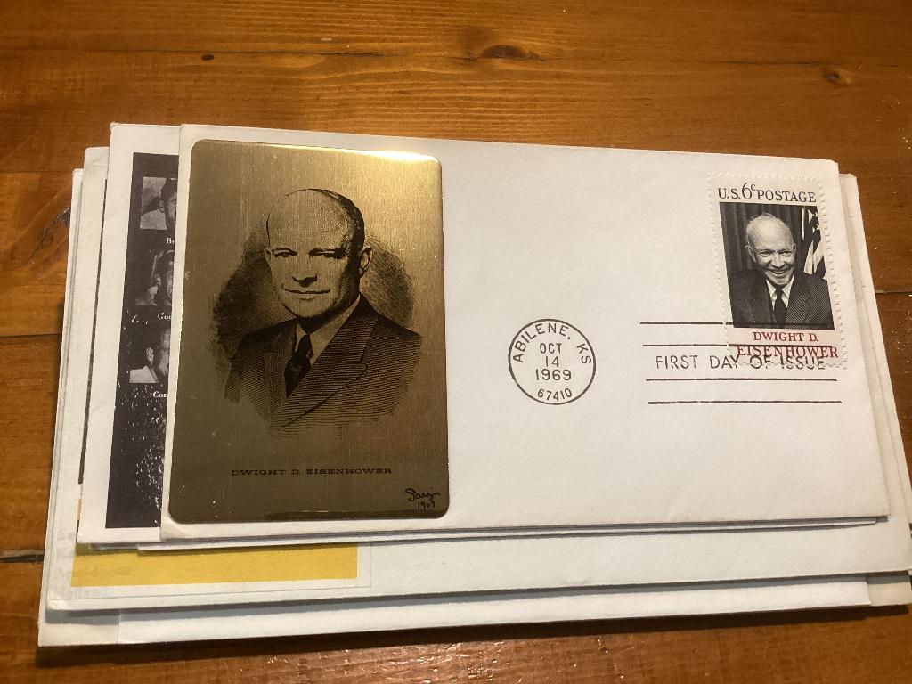 No1313 Eisenhower 14-10-1969 Heb van Nederland jaargangen, Postzegels en Munten, Ophalen, Onbeschreven, Rest van de wereld