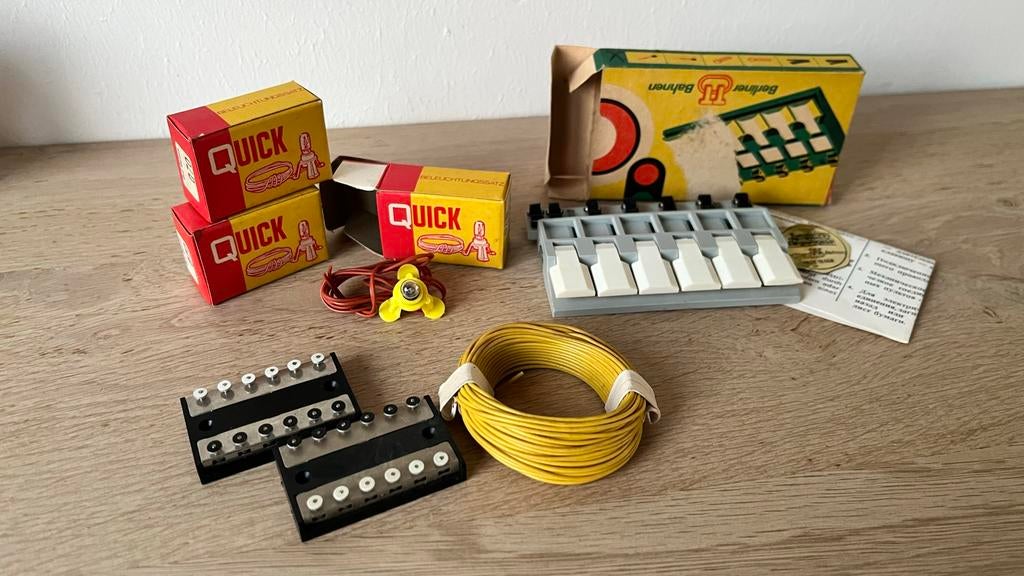 Vintage modelspoor accessoires: Quick, Berliner Bahnen, Hobby en Vrije tijd, Overige merken, Gebruikt, Gelijkstroom of Wisselstroom