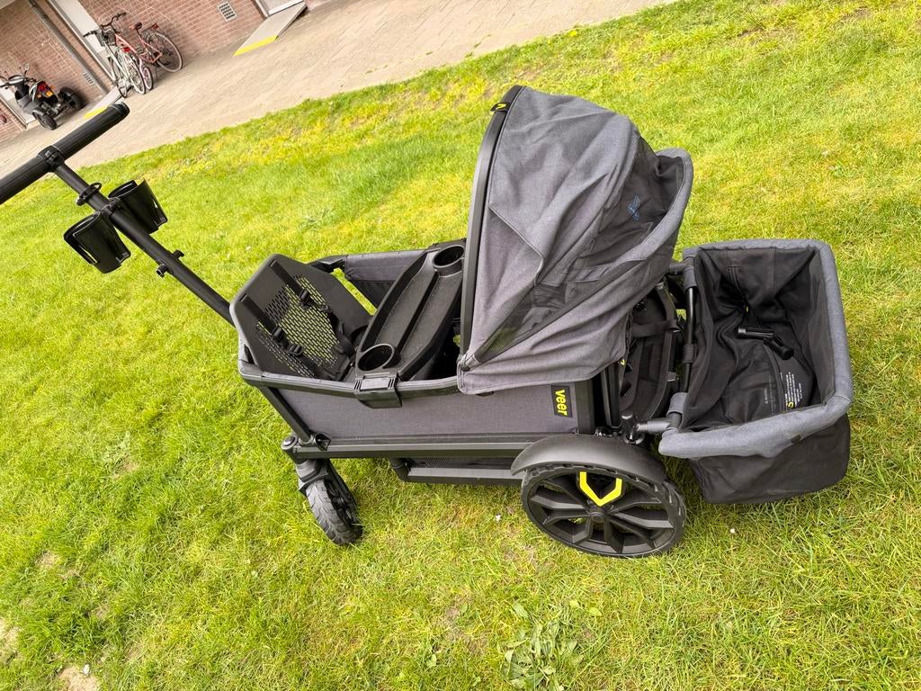 Veer bolderkar Inclusief accessoires- Zo goed als nieuw, Duowagen, Ophalen of Verzenden, Zo goed als nieuw, Kinderwagen