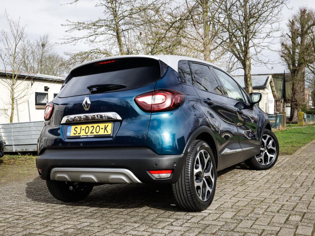 Renault Captur 0.9 TCe Intens 2e-Eig. & Dealer-Onderh BOVAG-, Voorwielaandrijving, Stof, Gebruikt, Blauw