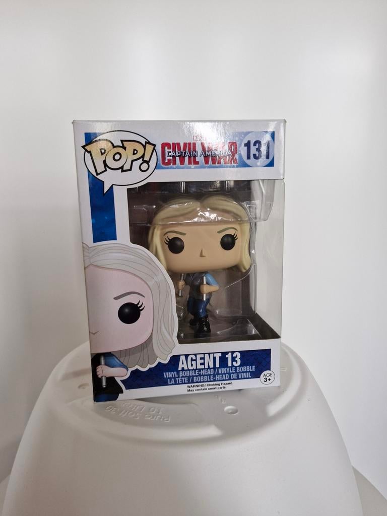 Funko Pop! Agent 13 - Captain America Civil War #131, Ophalen of Verzenden, Nieuw
