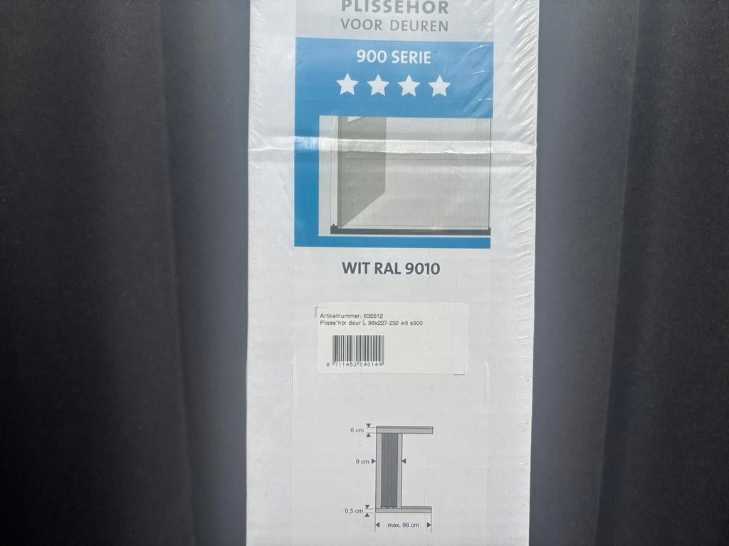 Bruynzeel Plisse Hordeur - Afmetingen 96x230cm (**NIEUW**), Ophalen, Bruynzeel, 200 cm of meer, 50 tot 100 cm