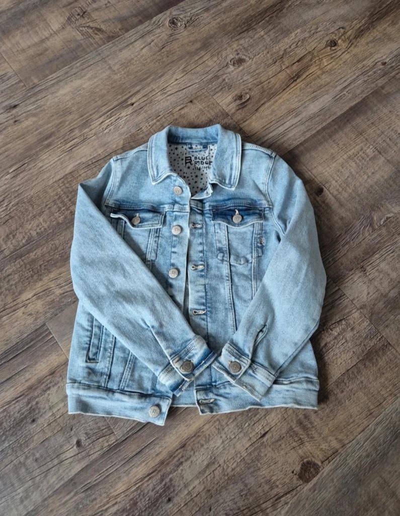 Spijkerjasje 140, Kinderen en Baby's, Kinderkleding | Maat 140, Meisje, Ophalen of Verzenden, Zo goed als nieuw, Blue Ridge