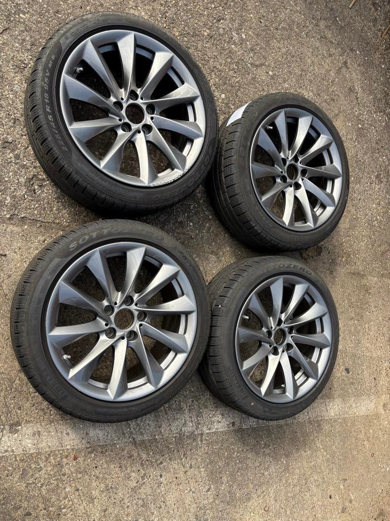 BMW Style 415 18 inch velgen + winterbanden, Ophalen, 18 inch, Gebruikt, Banden en Velgen