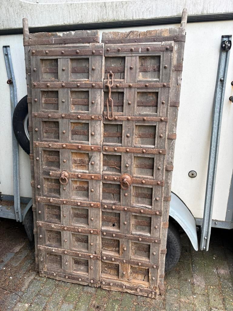 Oude deuren uit India, Ophalen, Gebruikt, Hout, Nvt