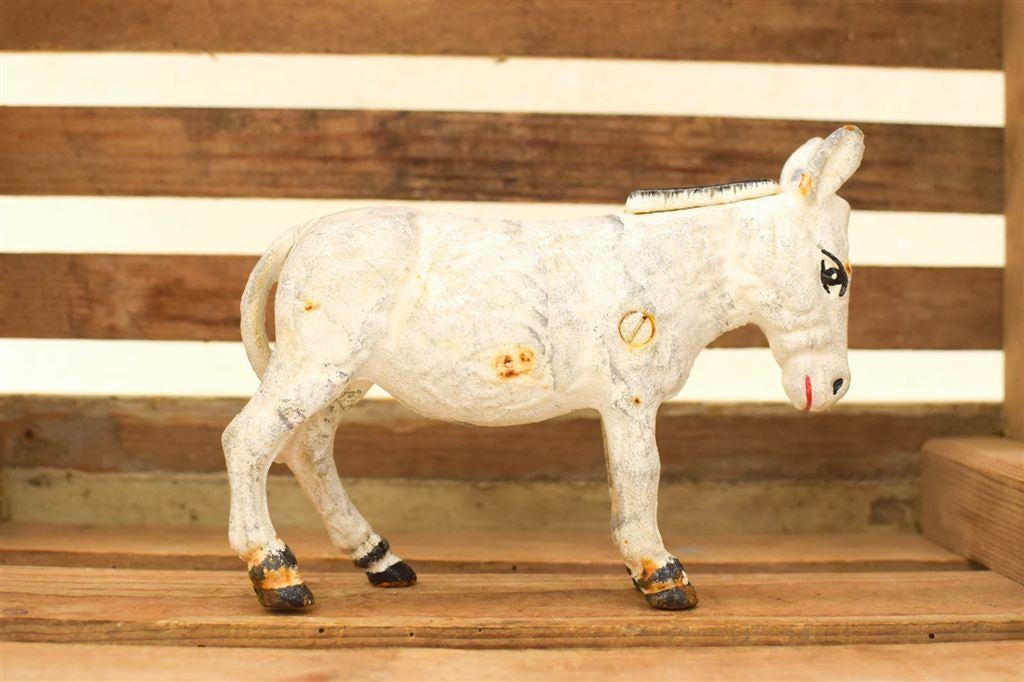 Gietijzeren beeld van een Ezel 51229