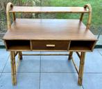 Vintage rotan bureau / schrijftafel jaren 50/60, Ophalen