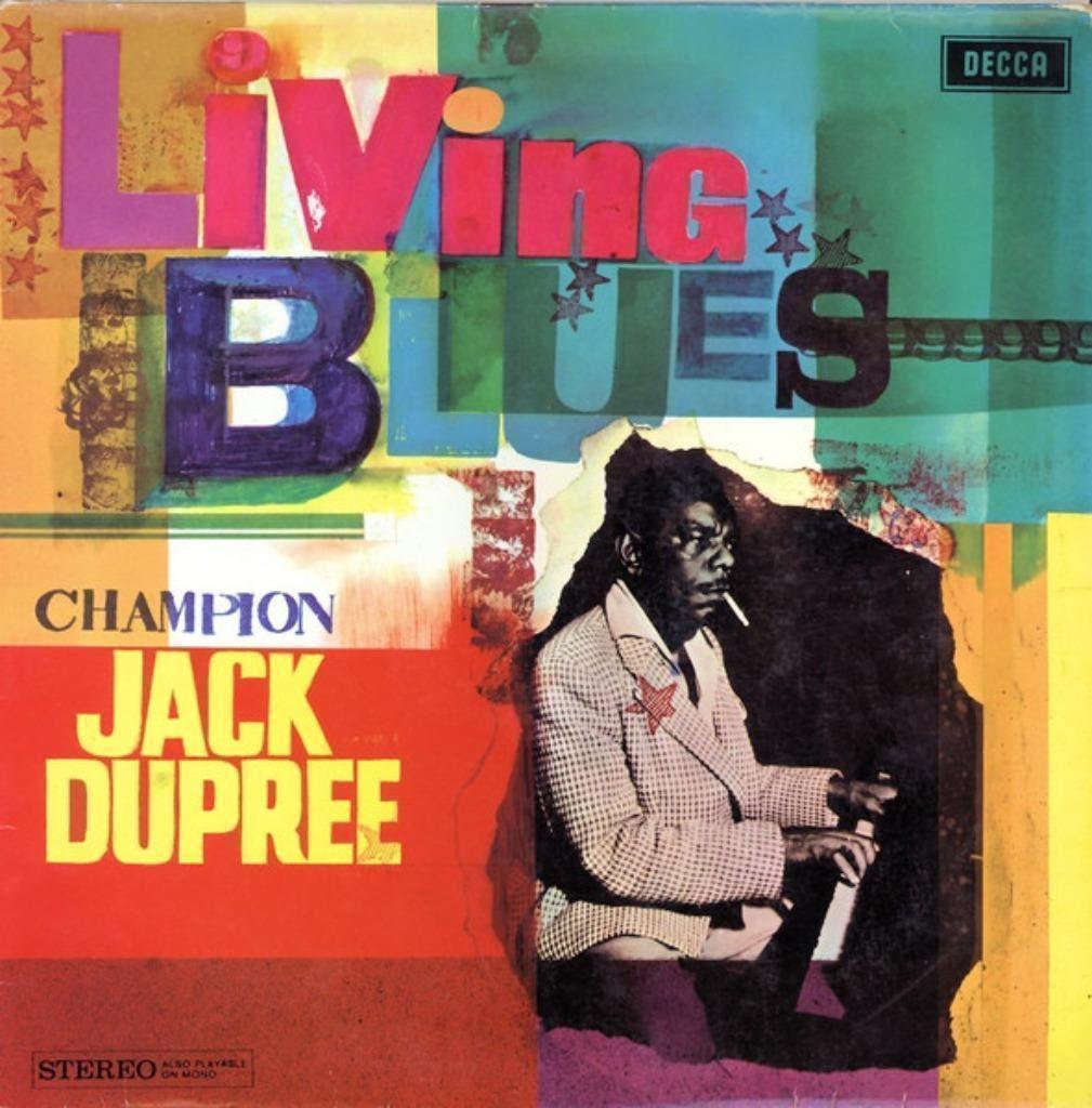 Champion Jack Dupree – Living Blues, 1980 tot heden, Ophalen of Verzenden, Zo goed als nieuw, 12 inch