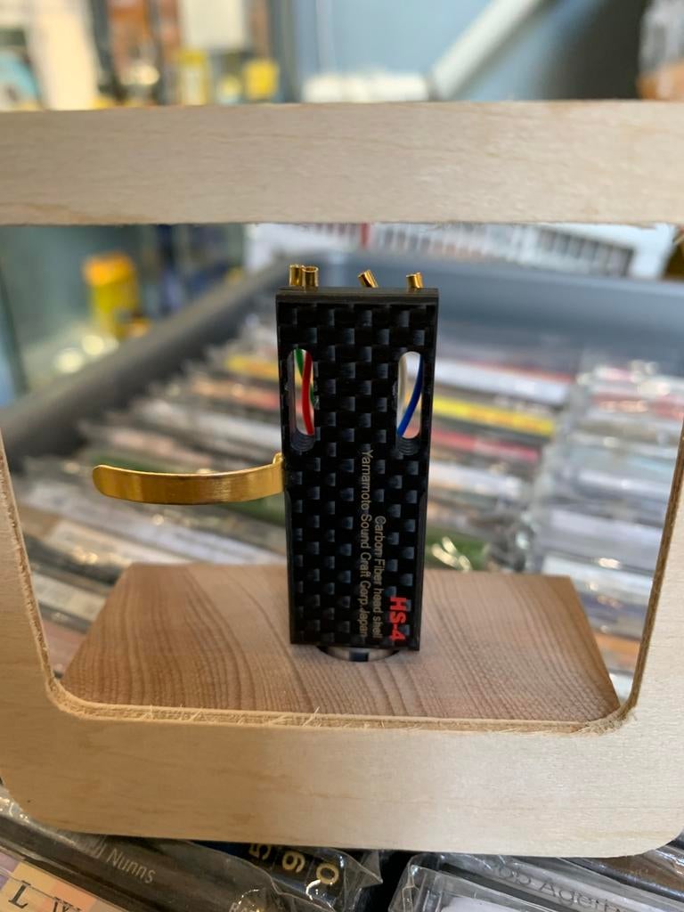 Yamamoto HS-4 carbon headshell high-end nieuw! Aanbieding!!, Audio, Tv en Foto, Platenspelers, Nieuw, Platenspeler-onderdeel, Technics