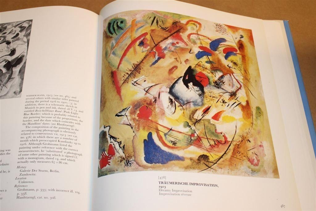 Kandinsky Olieverfschilderijen — Zeldzaam — Dik Boek, Ophalen of Verzenden, Gelezen
