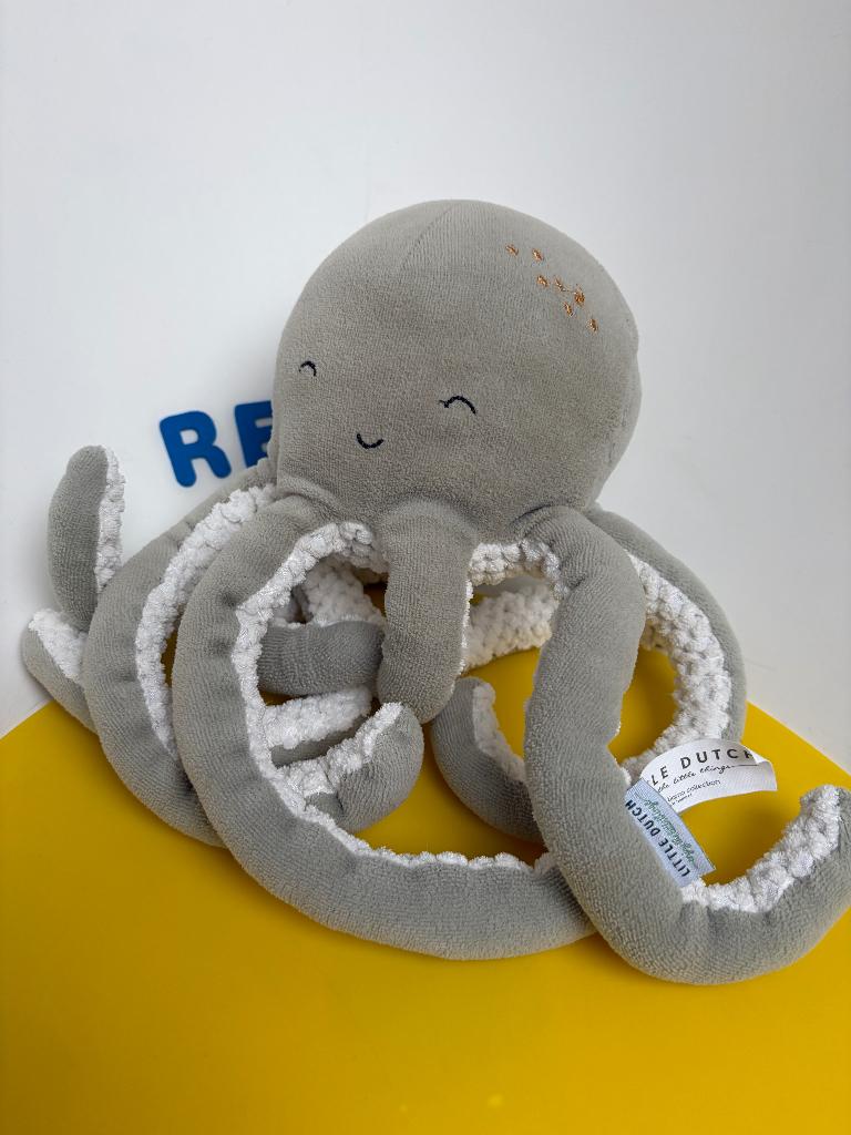 475 little dutch octopus licht groen, Kinderen en Baby's, Speelgoed | Knuffels en Pluche, Ophalen of Verzenden, Zo goed als nieuw