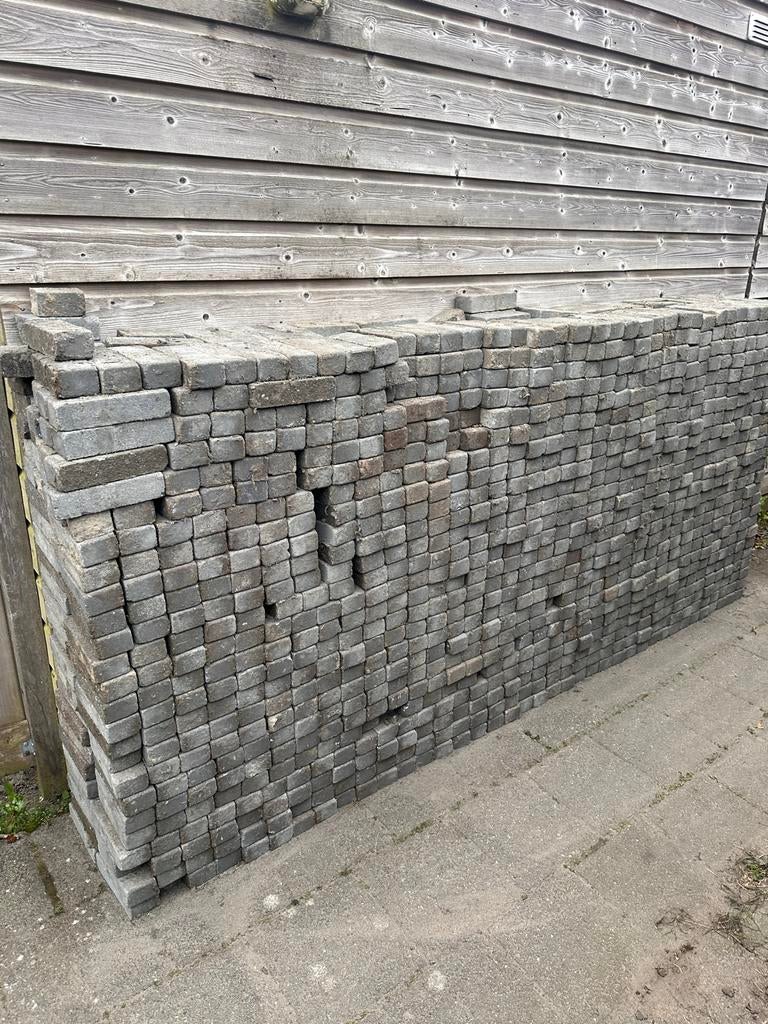 Tuinklinkers - Gebruikt maar in goede staat, Tuin en Terras, Tegels en Klinkers, Gebruikt, Klinkers, Ophalen of Verzenden, 10 m² of meer