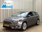 Ford Focus Wagon 126 PK 1.0 Titanium EXPORT / OrgNL! / Navig, Stof, Gebruikt, Euro 6, Bruin