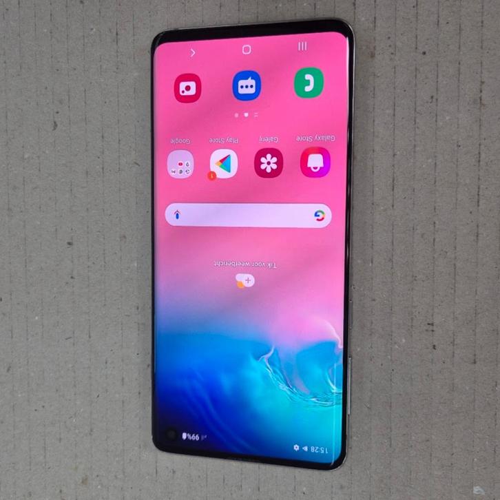 Samsung Galaxy S10 128GB Wit (B grade) Betaal in3!, Telecommunicatie, Mobiele telefoons | Samsung, Zo goed als nieuw