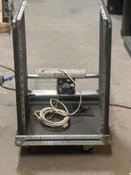 Flightcase met 19inch binnenrack, Gebruikt, Flightcase, Overige instrumenten, Ophalen of Verzenden
