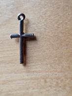 kruis met jesus hangertje voor aan een ketting of armband, Ophalen of Verzenden, Staal