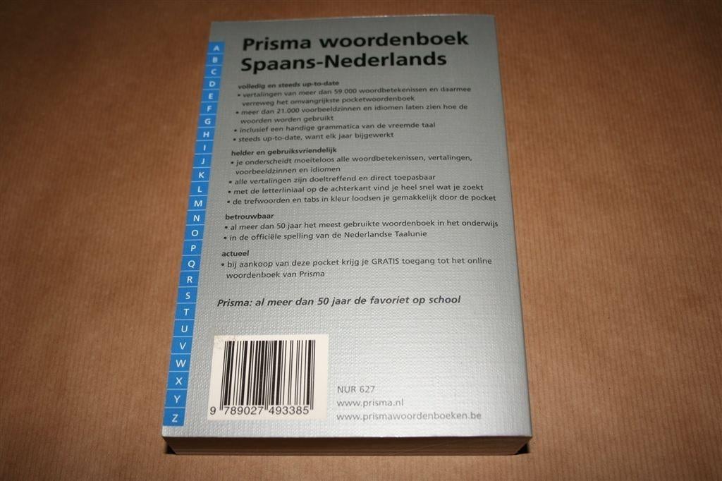 Prisma woordenboek Spaans-Nederlands — 2008, Ophalen of Verzenden, Gelezen, Van Dale, Nederlands